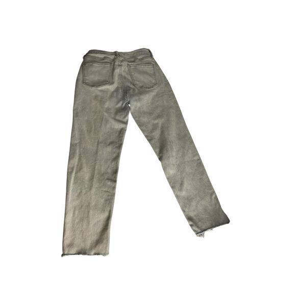 Y2K Vintage Inspired High Rise Mom Jeans Gray Seam Detail S.O.N.G. Size 5/27 - Picture 7 of 7